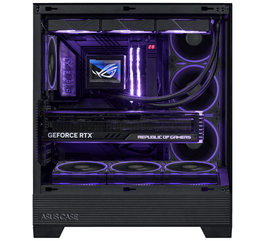 Vỏ Case ASUS A31 Plus TG ARGB Black
