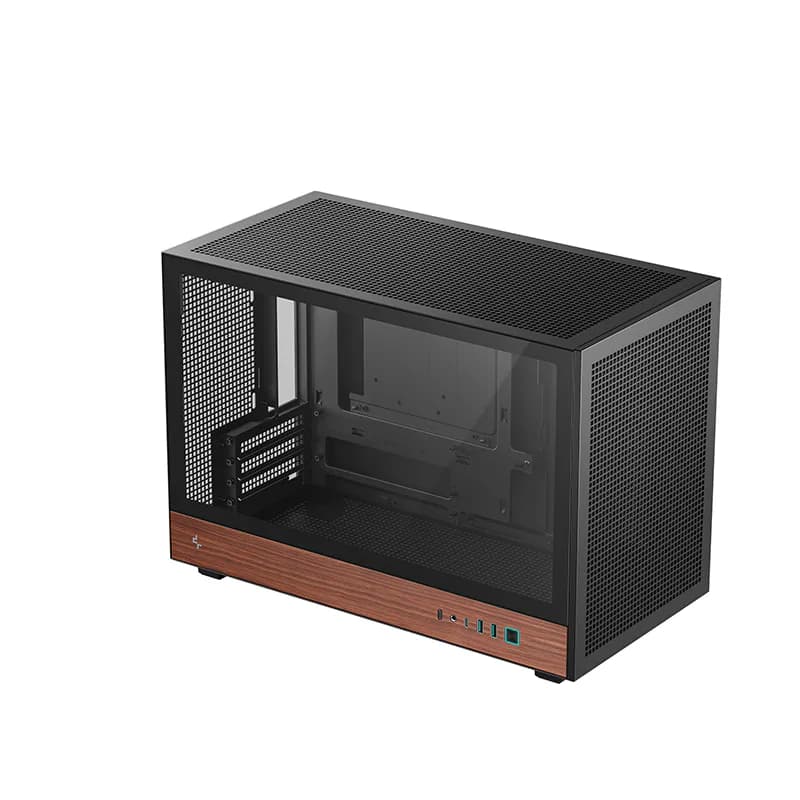 Case Deepcool CH260 WOOD - Black