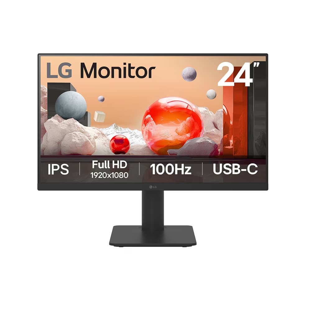 Màn Hình văn phòng LG 24MS570B-B (23.8 inch - IPS - FHD - 100Hz - 5ms - Speaker - USB Type C )