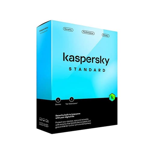 Phần mềm diệt virus Kaspersky Standard SEA - 5 thiết bị, 1 năm