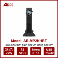 BỘ LƯU ĐIỆN UPS ARES AR-MP2KHRT 2KVA/2KW ONLINE BÌNH NGOÀI