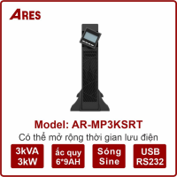 BỘ LƯU ĐIỆN UPS ARES AR-MP3KSRT 3KVA/3KW ONLINE