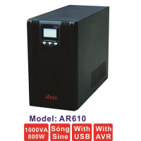 BỘ LƯU ĐIỆN UPS AR610 1000VA-800W SÓNG SINE CHUẨN